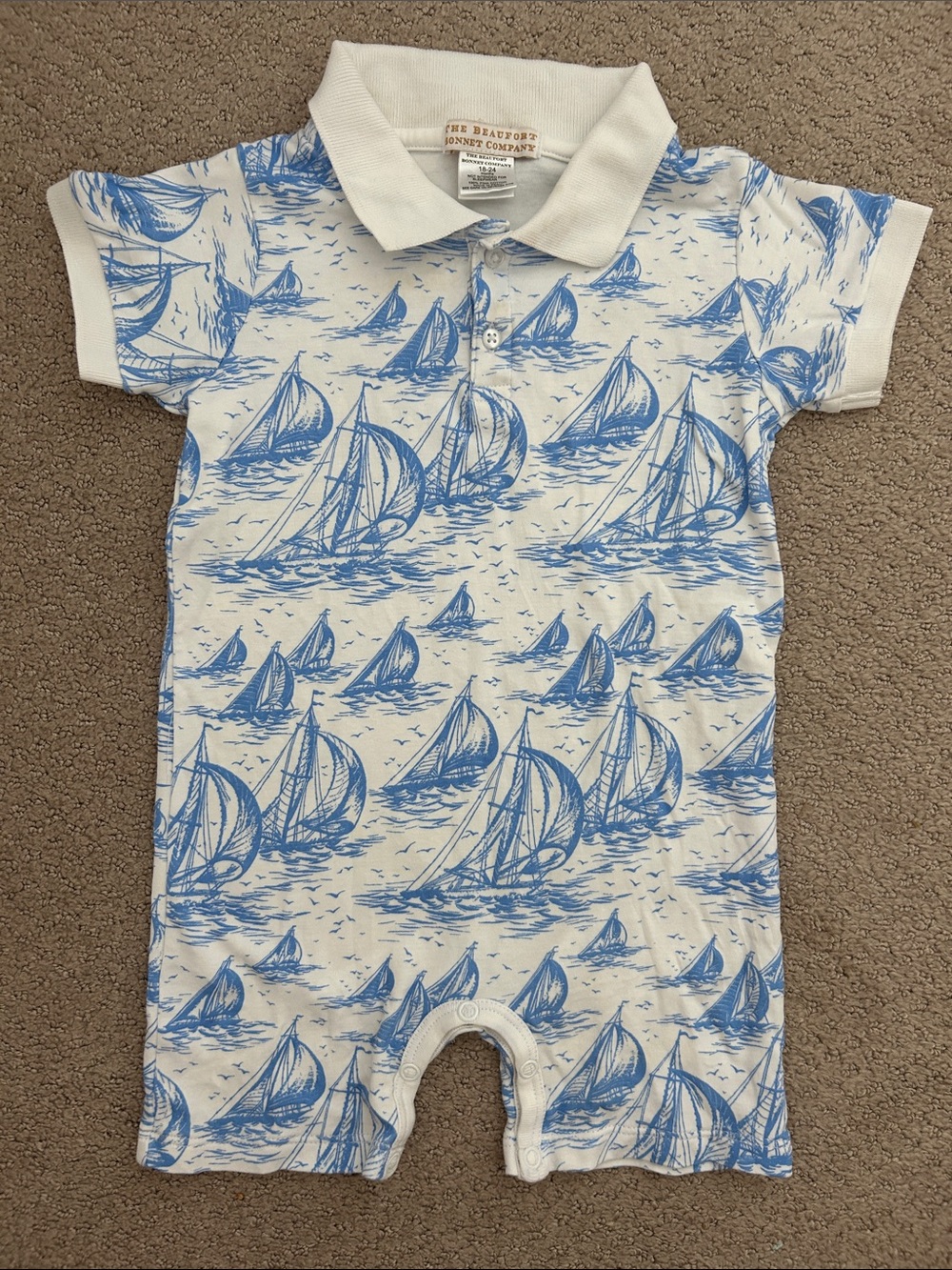 Beaufort Bonnet Company St Simon sailboat romper
